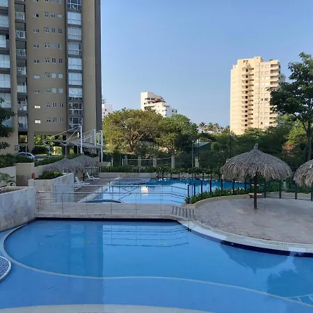 Acogedor Con Vista Al Mar En Condominio Zazue A 300 Metros De La Playa Bellohorizonte Santa Marta Exterior photo