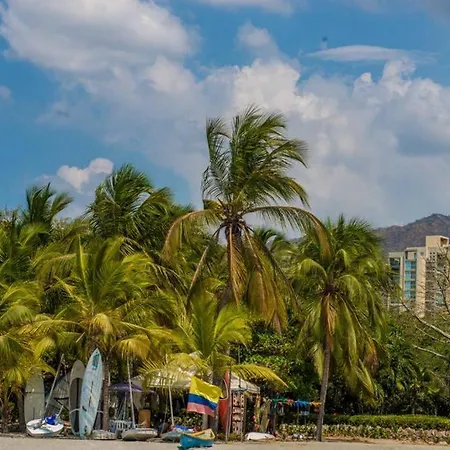Acogedor Con Vista Al Mar En Condominio Zazue A 300 Metros De La Playa Bellohorizonte Santa Marta Exterior photo
